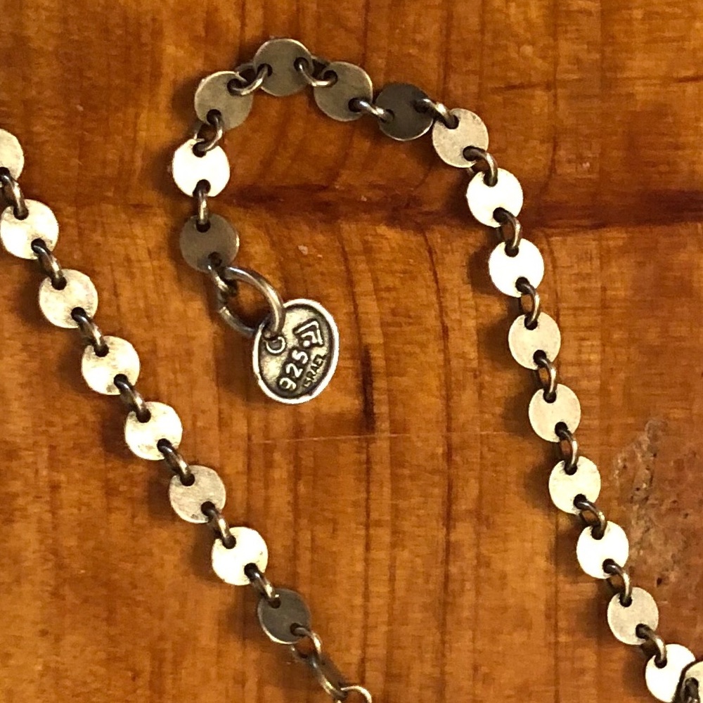 Silpada Sterling Silver Mini Disc Necklace - Picture 7 of 9